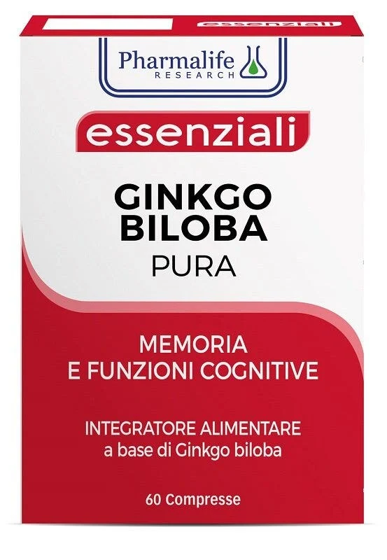 Pharmalife Research Essenziali Ginkgo Biloba Pura 60 Compresse