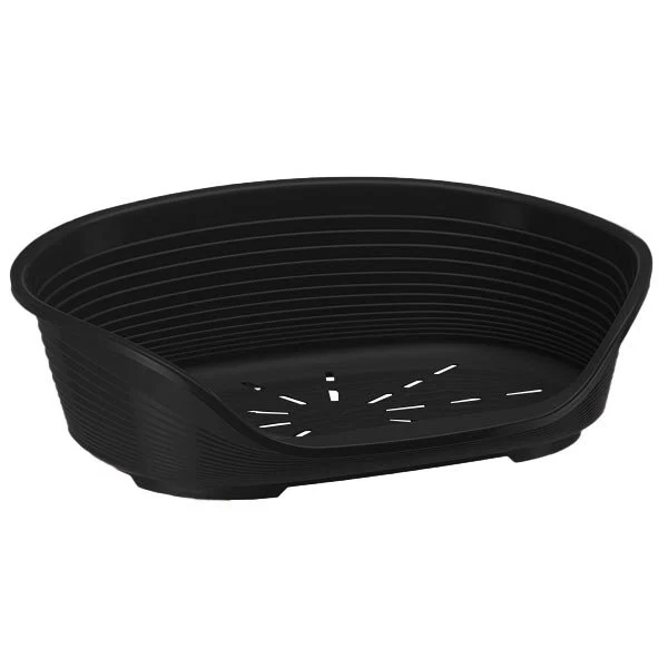 Ferplast Siesta Deluxe Cuccia Cani/Gatti in Plastica Nera Misura 4