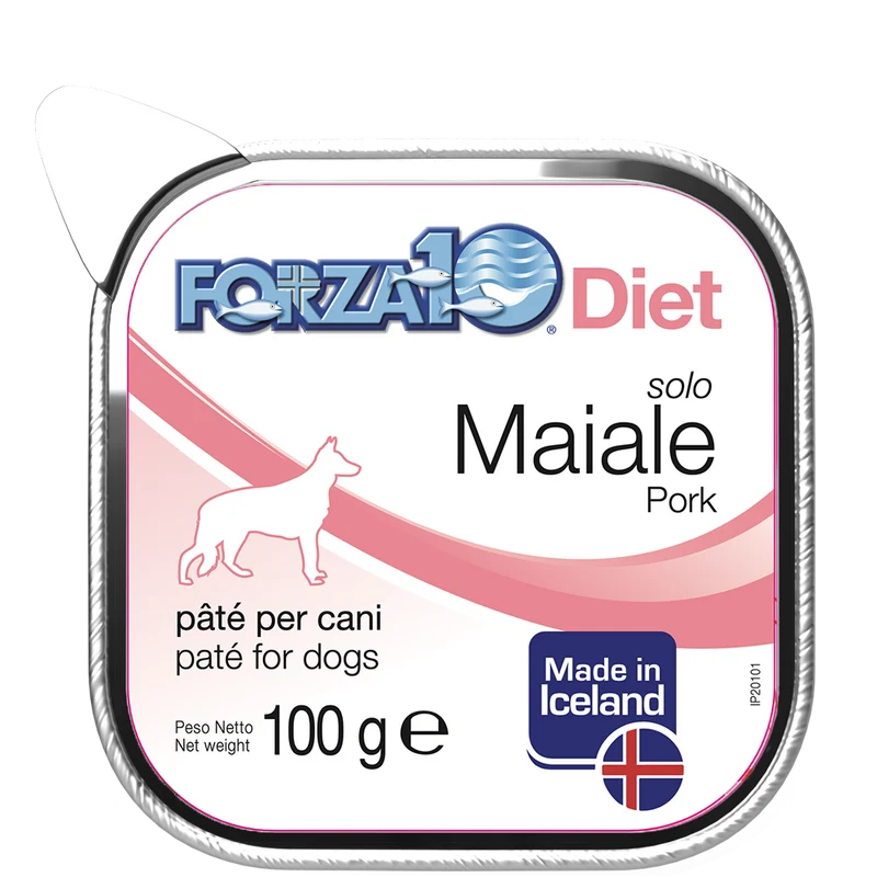Forza10 Solo Diet Maiale Paté Per Cani Adulti Vaschetta 100g