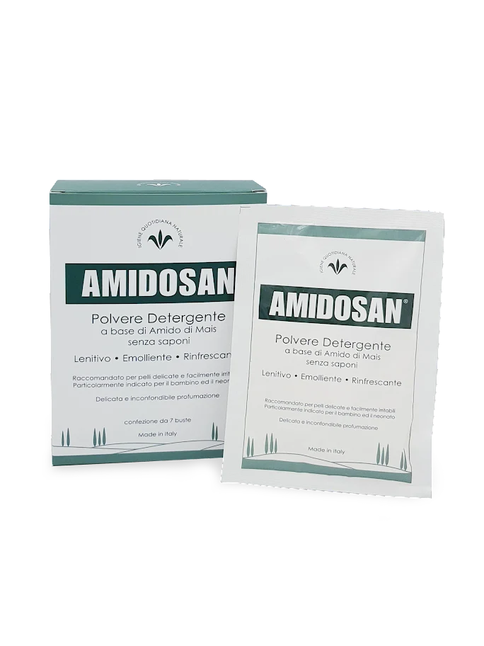 Amidosan Polvere Detergente Lenitiva 7 Bustine Da 40g