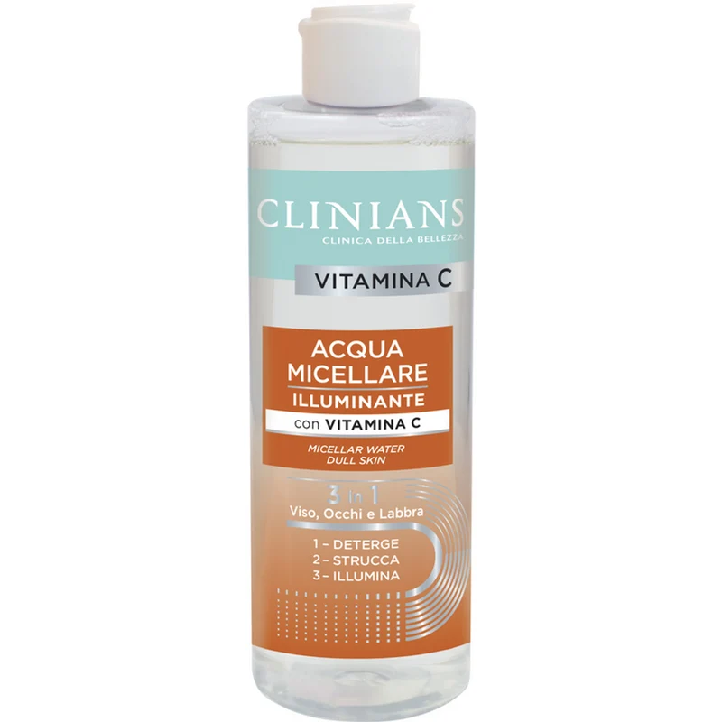 CLINIANS - Acqua Micellare Illuminante con Vitamina C - 400 ml