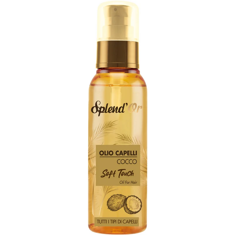 SPLEND'OR - Olio Capelli Cocco per Tutti i Tipi di Capelli - 100 ml