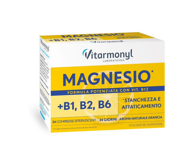 Vitarmonyl Magnesio + B1,B2,B6 24 Compresse Effervescenti