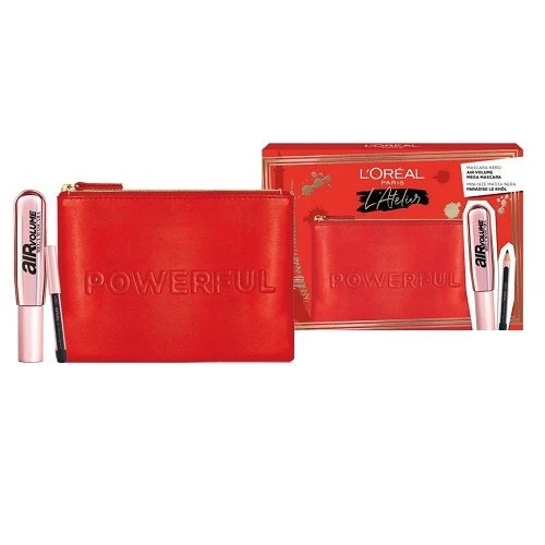 L'Oreal Paris L'Atelier Kit Air Volume Mega Mascara Nero + Matita Mini Size