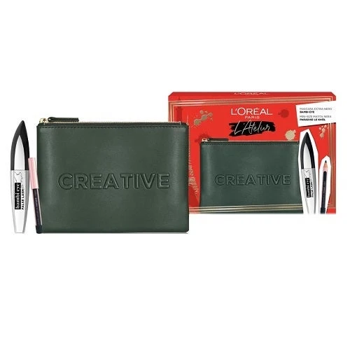 L'Oreal Paris L'Atelier Kit Bambi Mascara + Matita Nera Mini Size