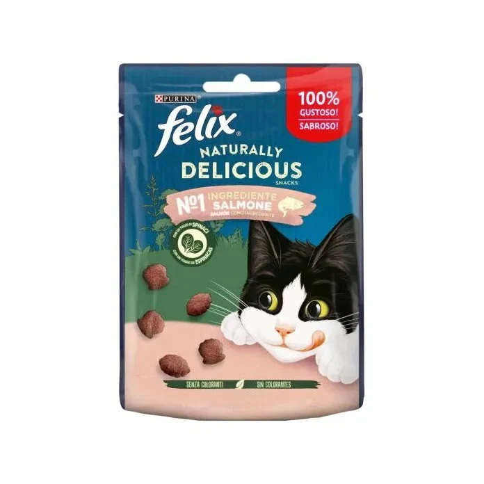 Purina Felix Naturally Delicious Gusto Salmone Cibo Umido Gatti Adulti Busta 50g
