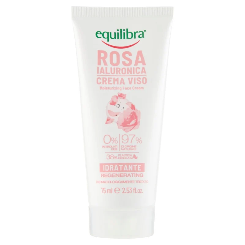 Equilibra Viso Rosa Ialuronica Crema Viso Idratante 75ml
