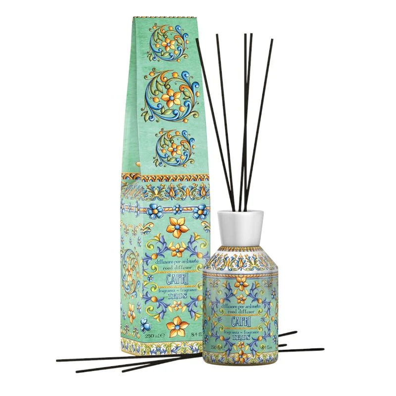 Le Maioliche Iris of Capri diffusore per ambienti a bastoncino 250ml