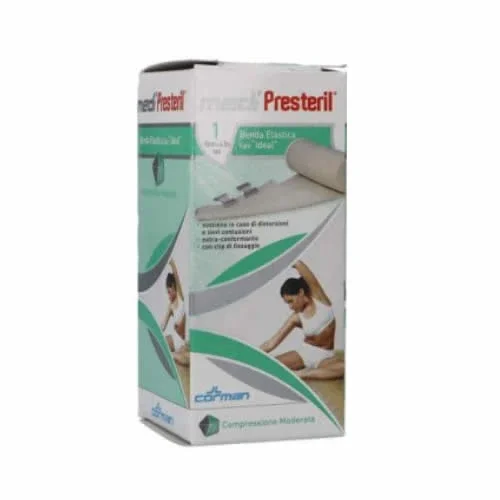 BENDA ELASTICA MEDIPRESTERIL IDEAL COMPRESSIONE MODERATA M4,5X10CM TESI