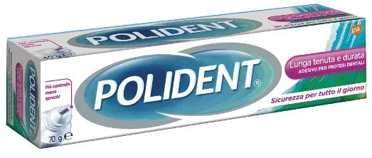 ADESIVO PROTESI DENTALI POLIDENT LUNGA TENUTA 70 G