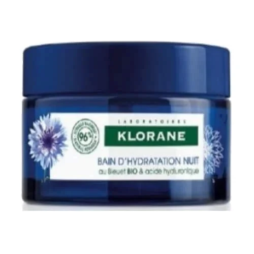 KLORANE CREMA IDRATANTE NOTTE FIORDALISO ACIDO IALURONICO 50 ML