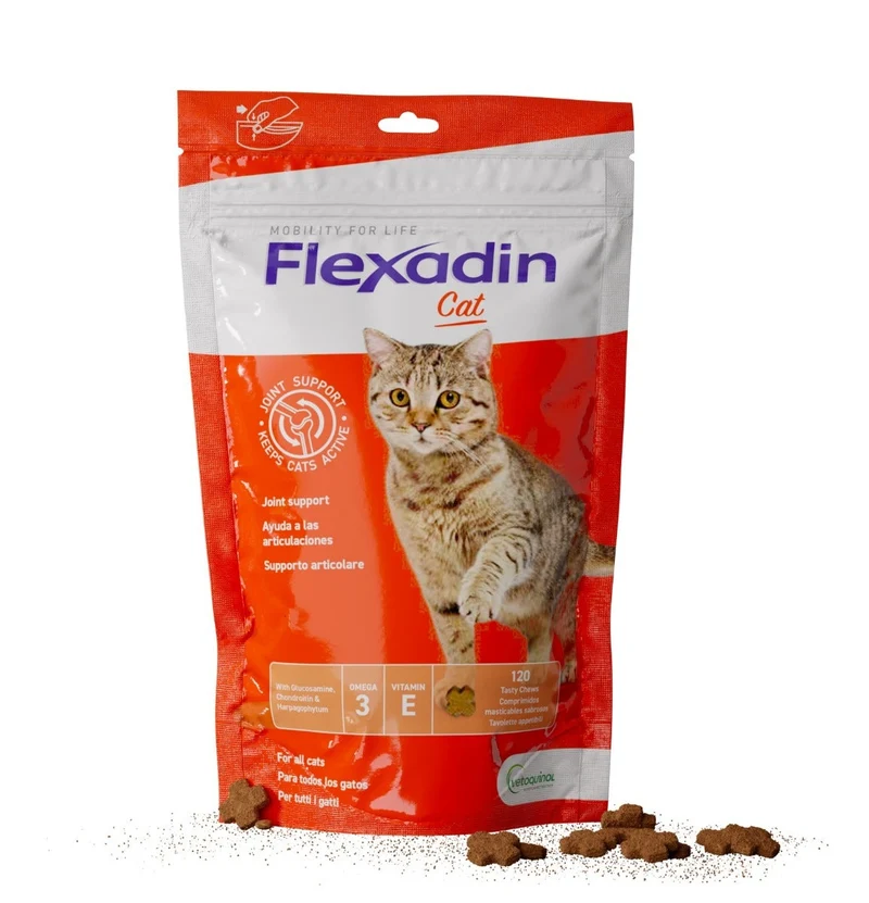 Flexadin Cat Mangime Complementare Articolazioni Gatti Adulti 120 Tavolette