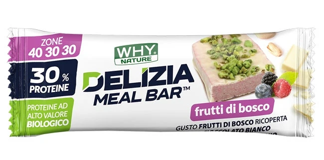 Whynature Delizia Meal Barretta Proteica Frutti Di Bosco 50g