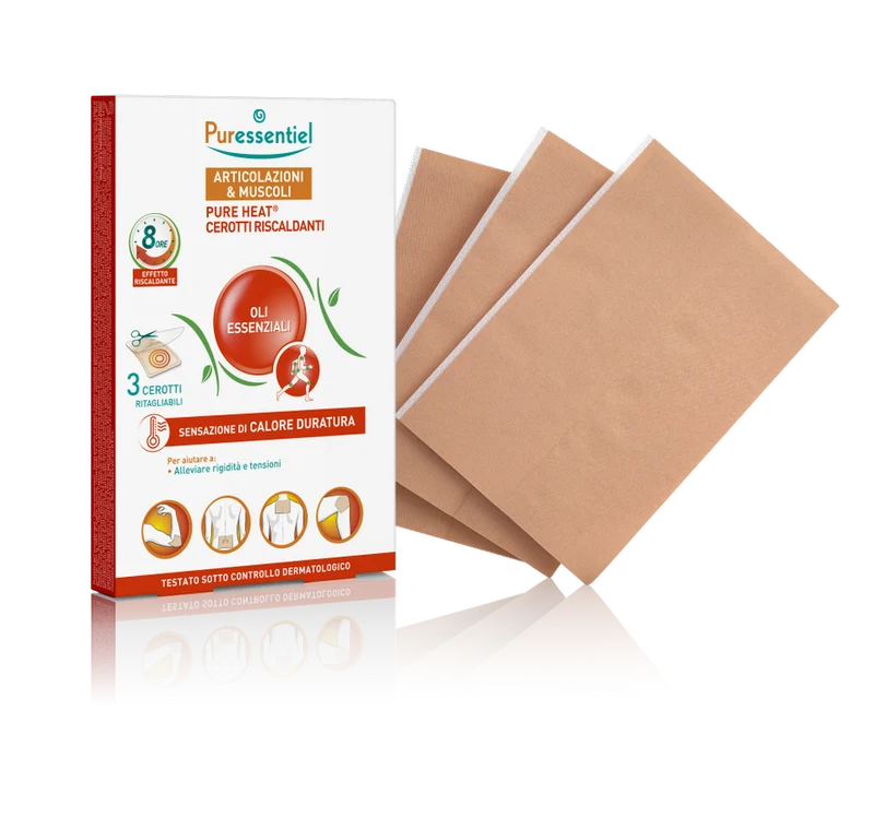 Puressentiel Cerotti Riscaldanti Pureheat Articolazioni/Muscoli 3 Pezzi