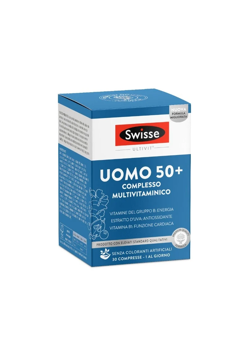 Swisse Multivitaminico Uomo 50+ 30 Compresse Integratore