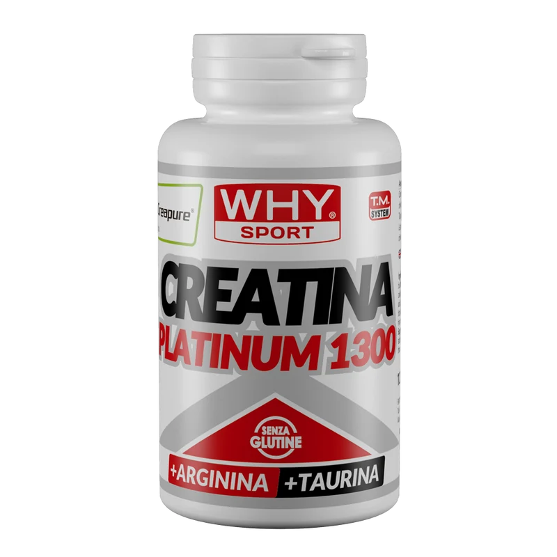 Why Sport Creatina 1300 Platinum 120 Compresse