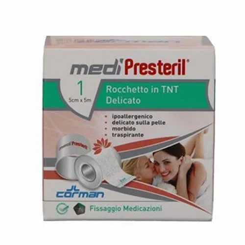 CEROTTO IN ROCCHETTO IN TNT MEDIPRESTERIL DELICATO M5X5CM