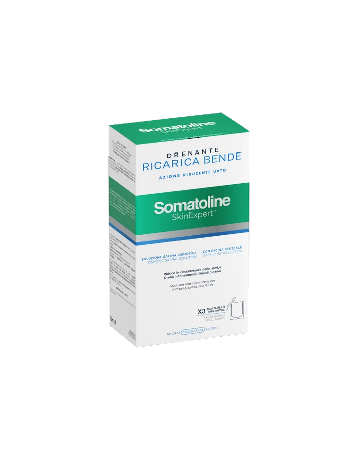 Somatoline Skin Expert Bende Snellenti Drenanti 1 Kit Ricarica