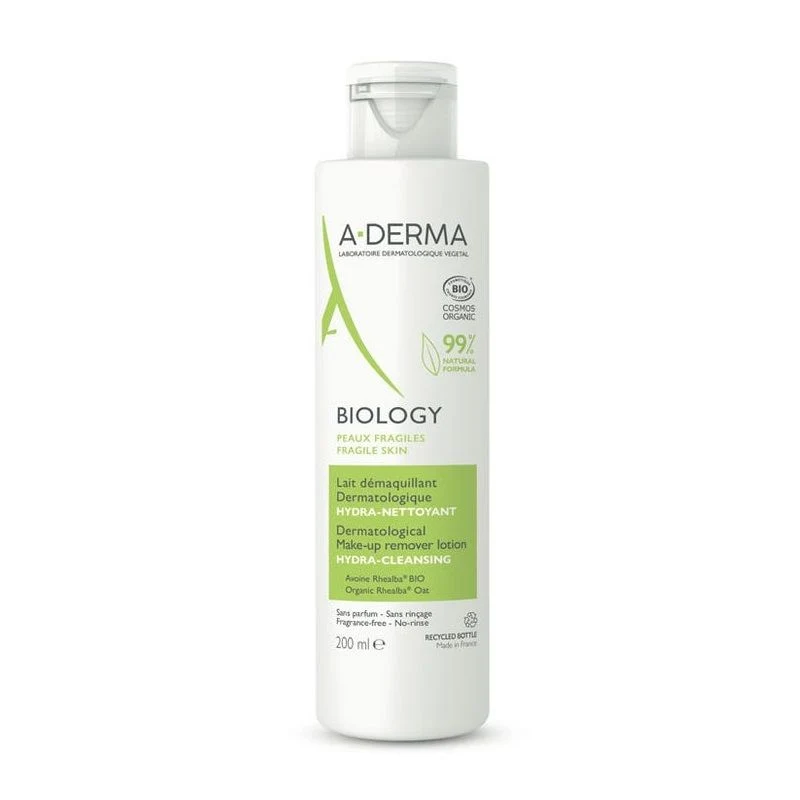 A-Derma BIOLOGY Latte struccante dermatologico IDRA-DETERGENTE 200ml
