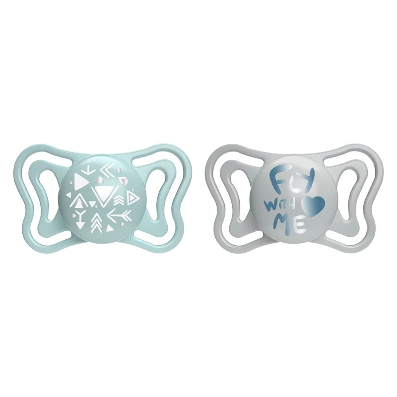 Chicco Physoforma Light Succhietto Silicone Azzurro 2 Pezzi 2-6 Mesi