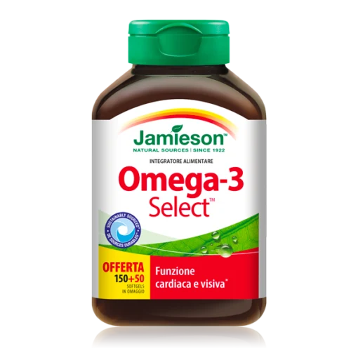 Jamieson Omega 3 Select 150+50 Softgels