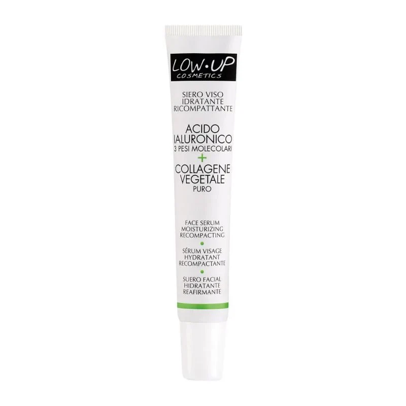Lowup Cosmetics Acido Ialuronico + Collagene siero viso idratante ricompattante 20ml