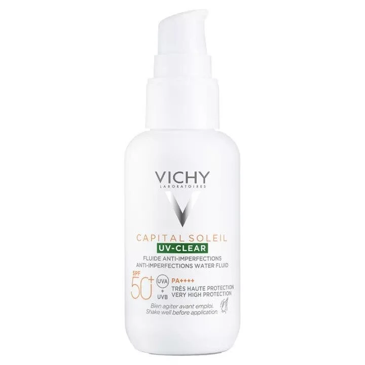 Vichy Capital Soleil UV-Clear Fluido Anti-Imperfezioni SPF50+