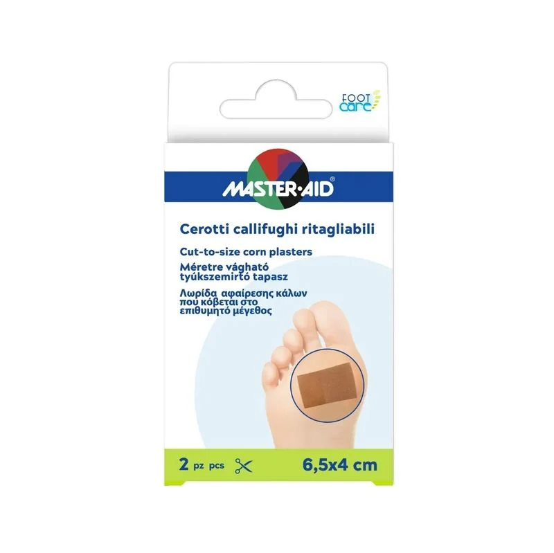 Master Aid Foot Care cerotti callifughi ritagliabili 2 pezzi