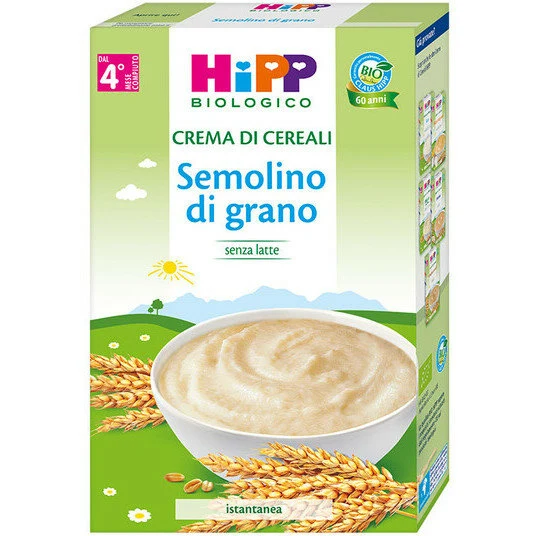 Hipp Bio crema di cereali Semolino di Grano 200g