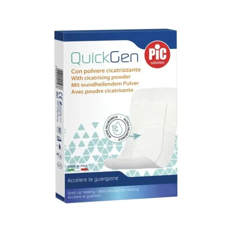 Pic Quickgen cerotto cicatrizzante 10x7.5cm 5 pezzi