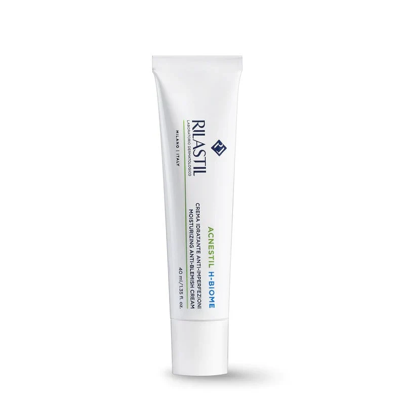 Rilastil Acnestil H-Biome Crema Viso Pelle Sensibile/Tendenza Acneica 40ml