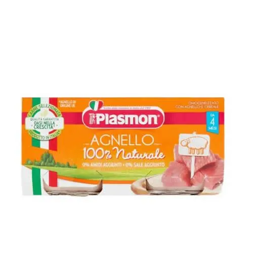PLASMON OMOGENEIZZATO AGNELLO 80 G X 2 PEZZI