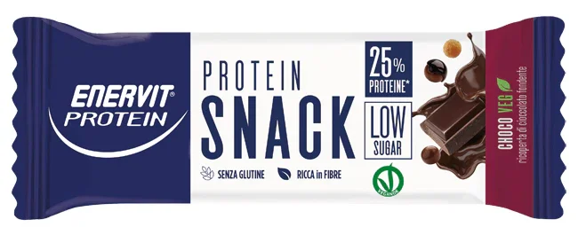 ENERVIT PROTEIN SNACK CHOCO VEG LOW SUGAR 33 G X 25 PEZZI