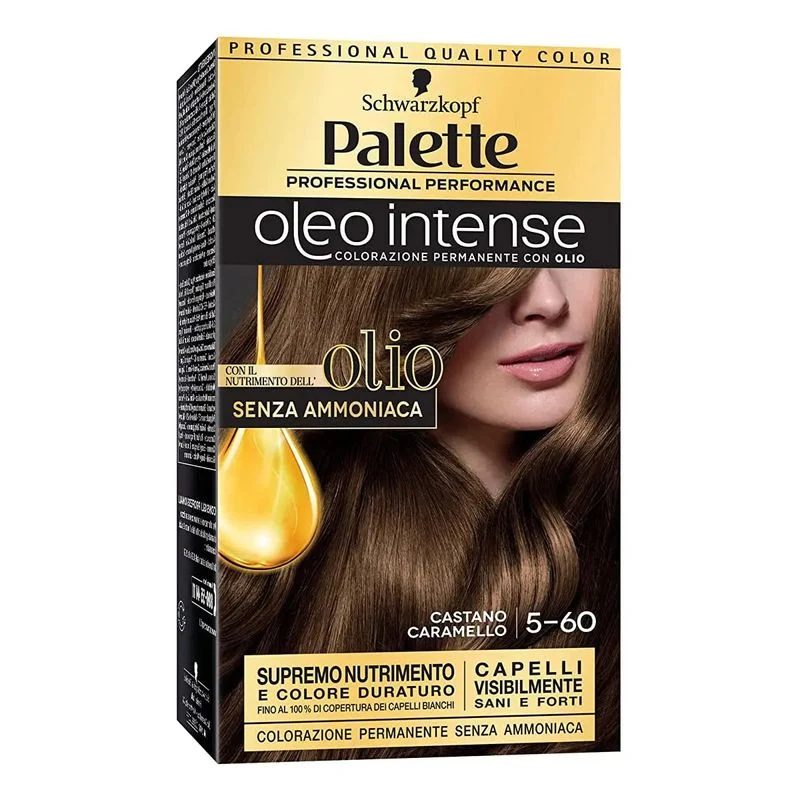 Schwarzkopf Palette Oleo Intense colorazione permanente con olio 5-60 Castano Caramello