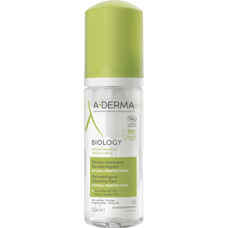 A-Derma Biology Mousse Detergente Dermatologica Idra-protettiva 150ml