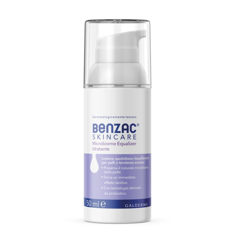 Benzac Skincare Microbiome Equalizer lozione idratante viso pelle acneica 50ml