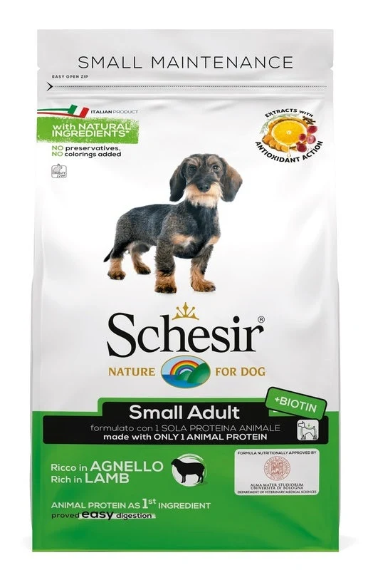 Schesir Maintenance Crocchette Con Agnello Per Cani Adulti Taglia Piccola Sacco 2kg