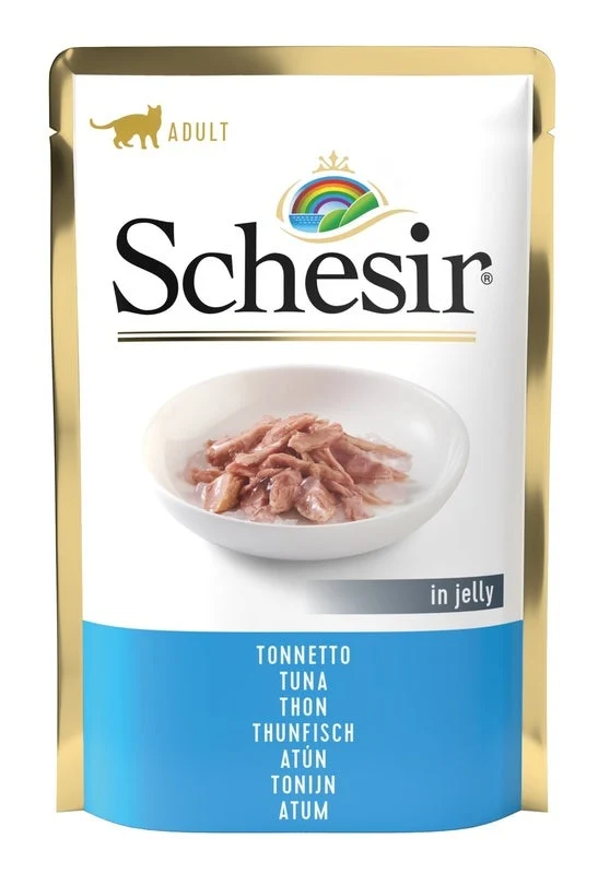 Schesir Tonnetto In Jelly Cibo Umido Gatti Adulti Bustina 85g