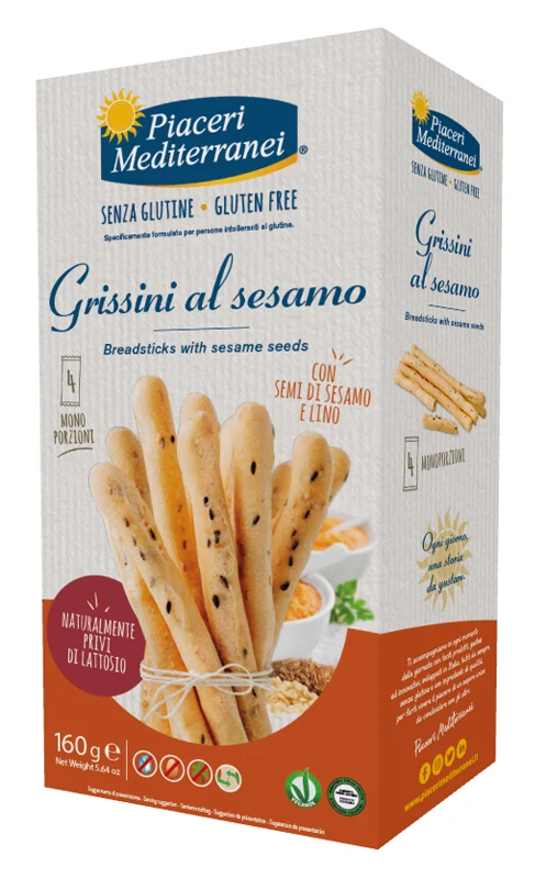 Piaceri Medit Grissini Sesamo