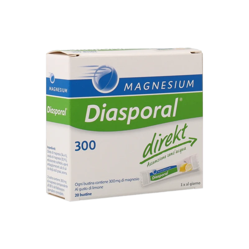 Magnesium Diasporal Limone 20 Bustine Polvere Orosolubile