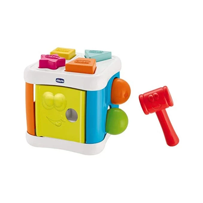 Chicco Cubo Incastra E Martella 2in1 1 Pezzo 10 Mesi - 3 Anni