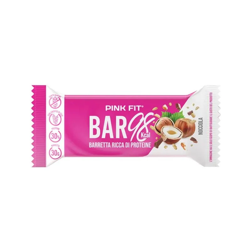Proaction Pink Fit Bar Gusto Nocciola Barretta 30g