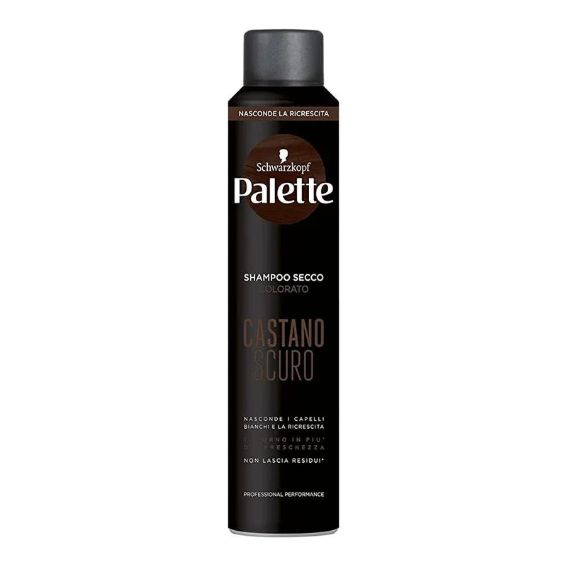 Schwarzkopf Shampoo Secco Colorato Castano Scuro Per Capelli Bianchi E Ricrescita 200ml