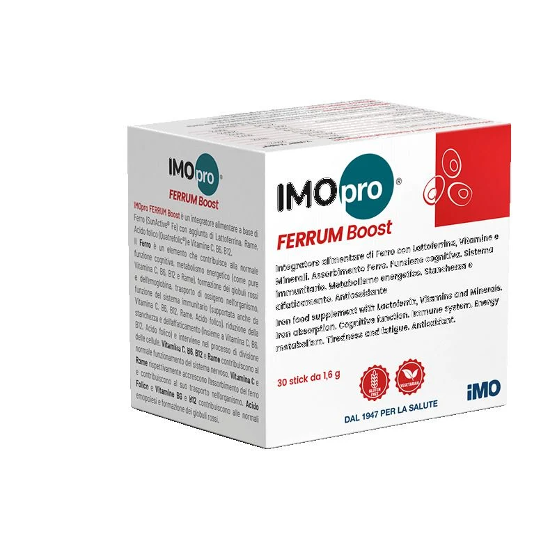 IMOpro Ferrum Boost integratore di ferro 30 stick