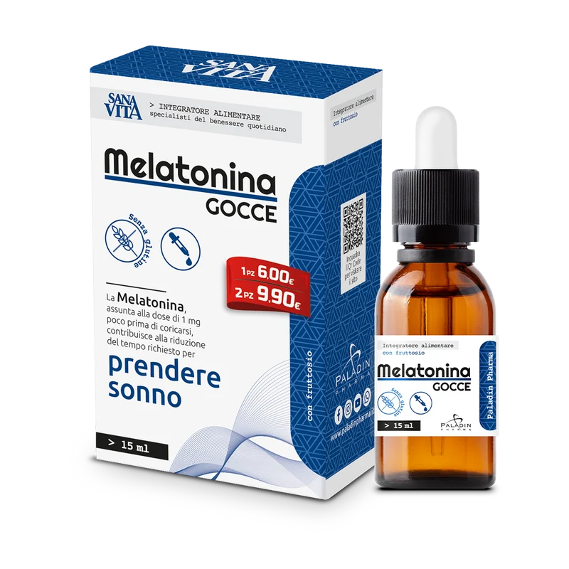Sanavita Melatonina Gocce 15ml