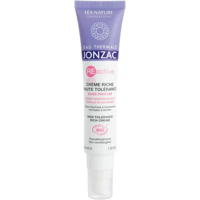 Eau Thermale Jonzac Reactive crema ricca alta tolleranza 40ml