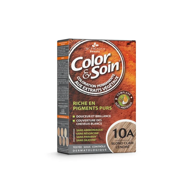 Les 3 Chenes Color & Soin Kit Tinta Capelli 10A Biondo Cenere Chiaro