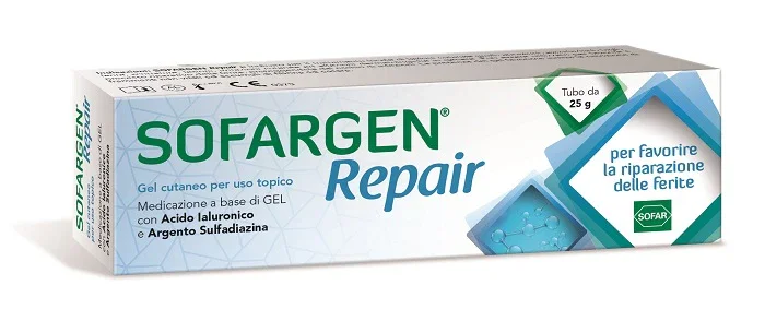MEDICAZIONE SOFARGEN GEL ACIDO IALURONICO E ARGENTO SULFADIAZINA 25 G