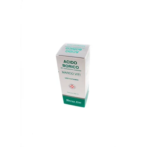 ACIDO BORICO MV "3% SOLUZIONE CUTANEA"FLACONE DA 200 ML"