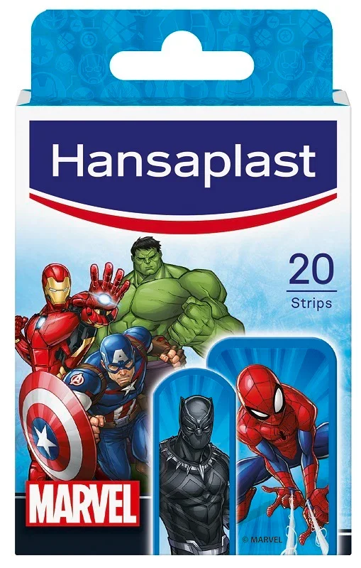 CEROTTO HANSAPLAST MARVEL 20 PEZZI